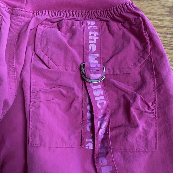 ZUMBA Pants Convertible Capri Dance Fitness Elite Wear Womens Small Hot Pink M - Picture 10 of 12